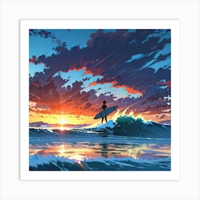 Surfer 1 Art Print