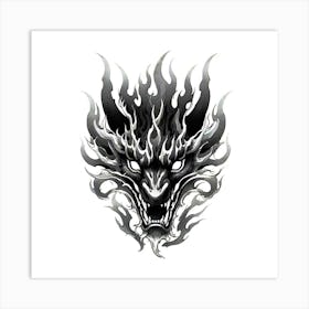 Dragon Head 4 Art Print