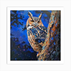 Great Horned Owl 8 Art Print