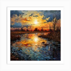 Monet's Mirage Art Print