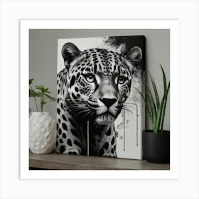 Leopard Canvas Art Art Print