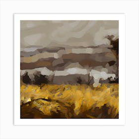 Landscape Expressionism Art Print