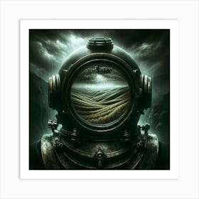 Hill diver I Art Print