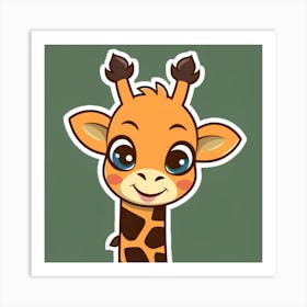 Giraffe 1 Art Print