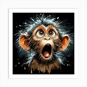 Chimpanzee 2 Art Print