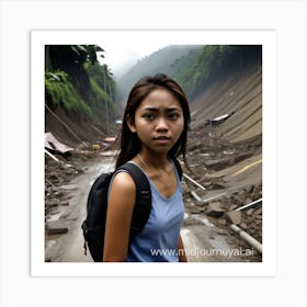 Philippines Earthquake Art Print