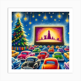 Super Kids Creativity:Christmas Movie Theater Art Print