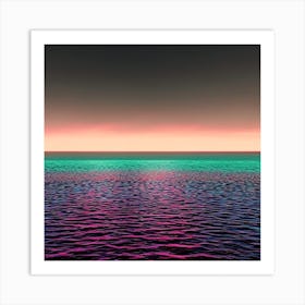 Abstract Seascape Art Print