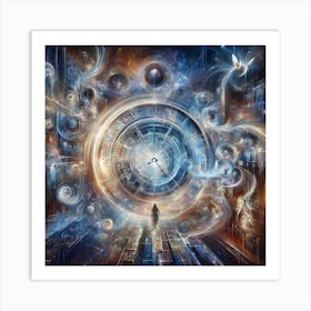 Clock Of The Universe 1 Art Print