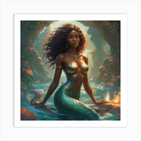 Mermaid 5 Art Print