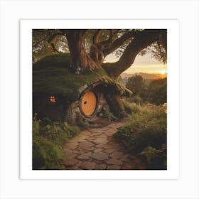 Hobbit House 1 Art Print