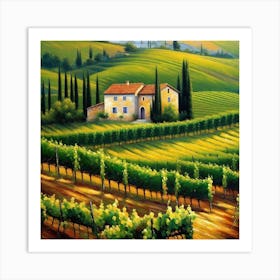Tuscan Countryside 17 Art Print