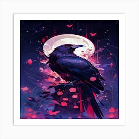 Raven Art Print