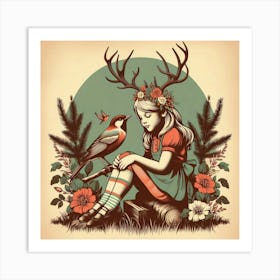 Little Deer 1 Art Print