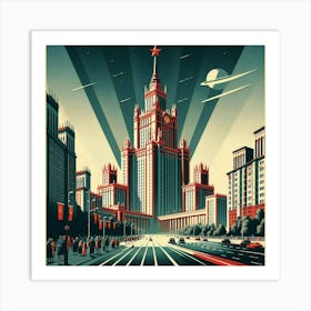 Moscow 5 Art Print