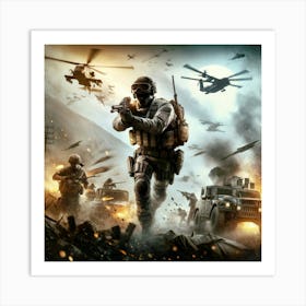 Call Of Duty 4 Art Print