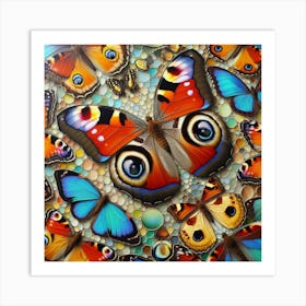 Real Butterfly Art 2 Art Print