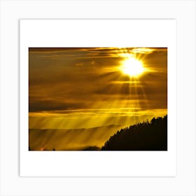 Sunbeams Art Print