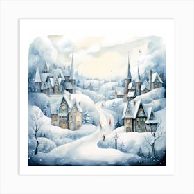 Frosted Elegance Art Print