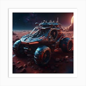 Exploring Extraterrestrial Terrain Art Print