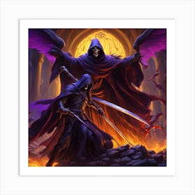 Dark Angels Art Print