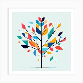 Abstract Tree Art Print