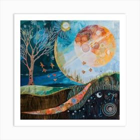 Moonscape Art Print