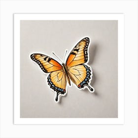 Butterfly Sticker Art Print