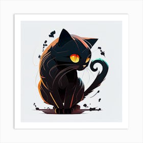 Black Cat 14 Art Print