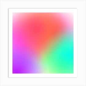 Abstract Pastel Color Background Art Print