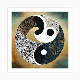 Yin Yang 48 Art Print