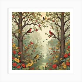 Magical Meadow Serenity In The Meadow (2) Art Print