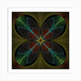 Fractal Art Abstract Pattern Art Print