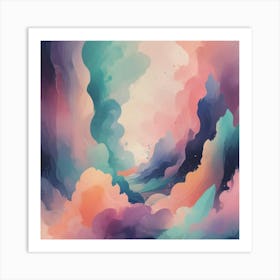 Abstract Painting 1017 Art Print