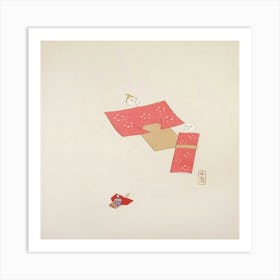 Kyosen’S Collected Illustrations Of Japanese Toys Pl 7 Art Print