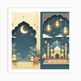 Ramadan Banners 1 Art Print