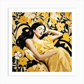 Matisse Expression Serenity Yellow Art Print 1 Art Print