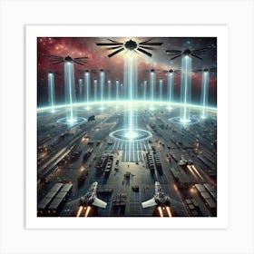 Shadow Pulse Array Deployment Art Print