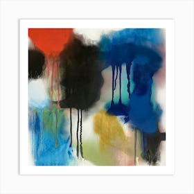 Color Story, Bold Art, Abstract Painting, Pastel, Cloud Art, Rainbow Art, Colourful Art, Sky, Scenery, Expressionist Art Print