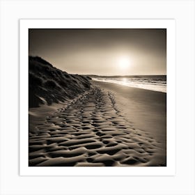 Sand Dunes Art Print