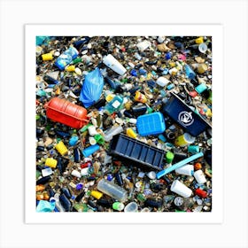 Ocean Garbage 2 Art Print