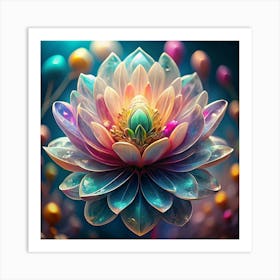 Lotus Flower Art Print