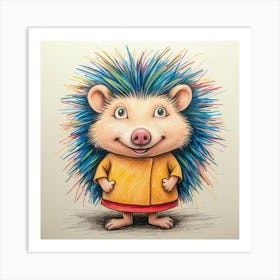 Hedgehog 45 Art Print