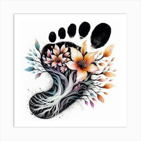 A human footprint 1 Art Print