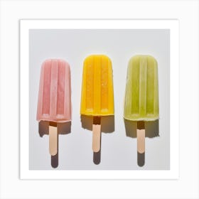 Popsicles 3 Art Print