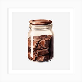 Chocolate In A Jar 6 Art Print