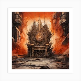 Iron Throne Art Print