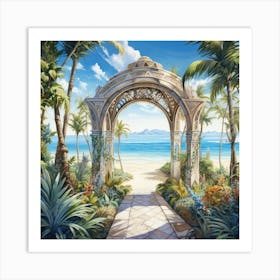 Archway To Paradise 1 Art Print
