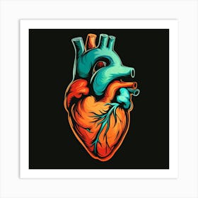 Human Heart 10 Art Print