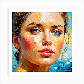 Portrait Of A Woman 9 Art Print